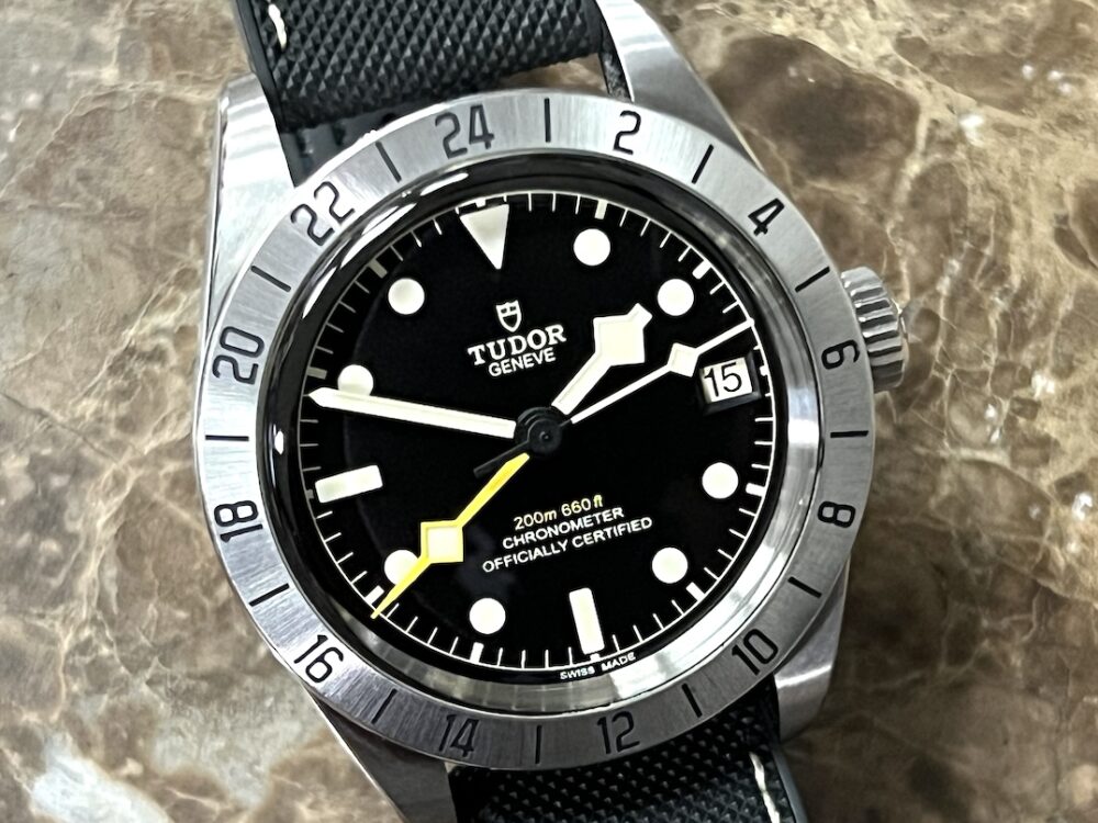 Tudor Black Bay PRO with Rubber Stap and Deployant Buckle Automatic 39mm with Date model 79470-003