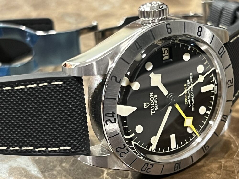 Tudor Black Bay PRO with Rubber Stap and Deployant Buckle Automatic 39mm with Date model 79470-003