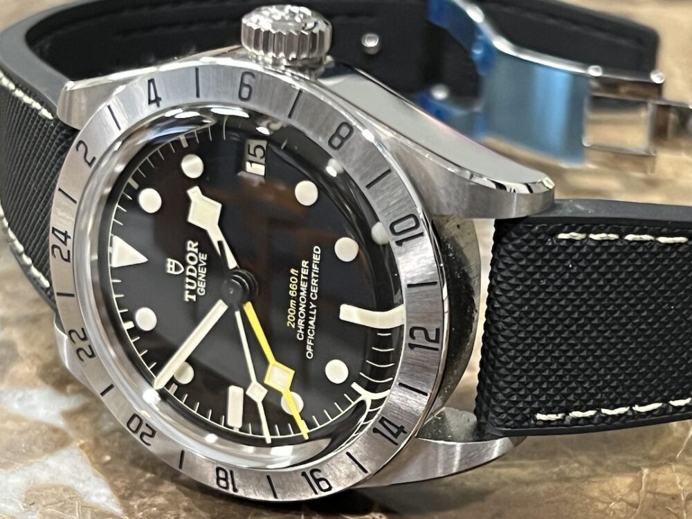 Tudor Black Bay PRO with Rubber Stap and Deployant Buckle Automatic 39mm with Date model 79470-003