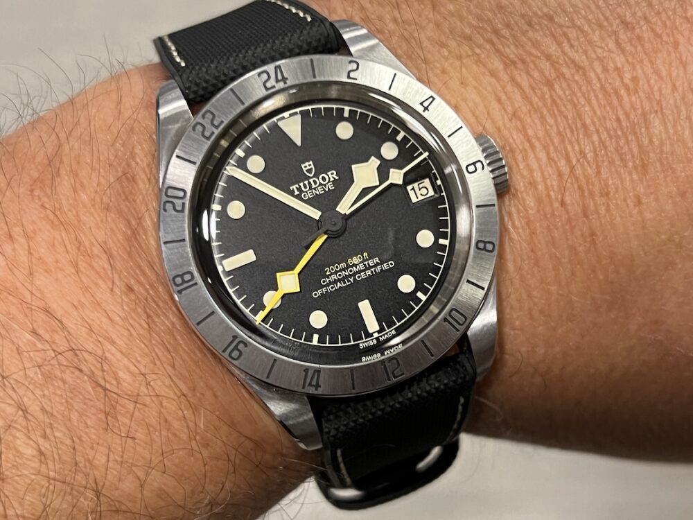 Tudor Black Bay PRO with Rubber Stap and Deployant Buckle Automatic 39mm with Date model 79470-003