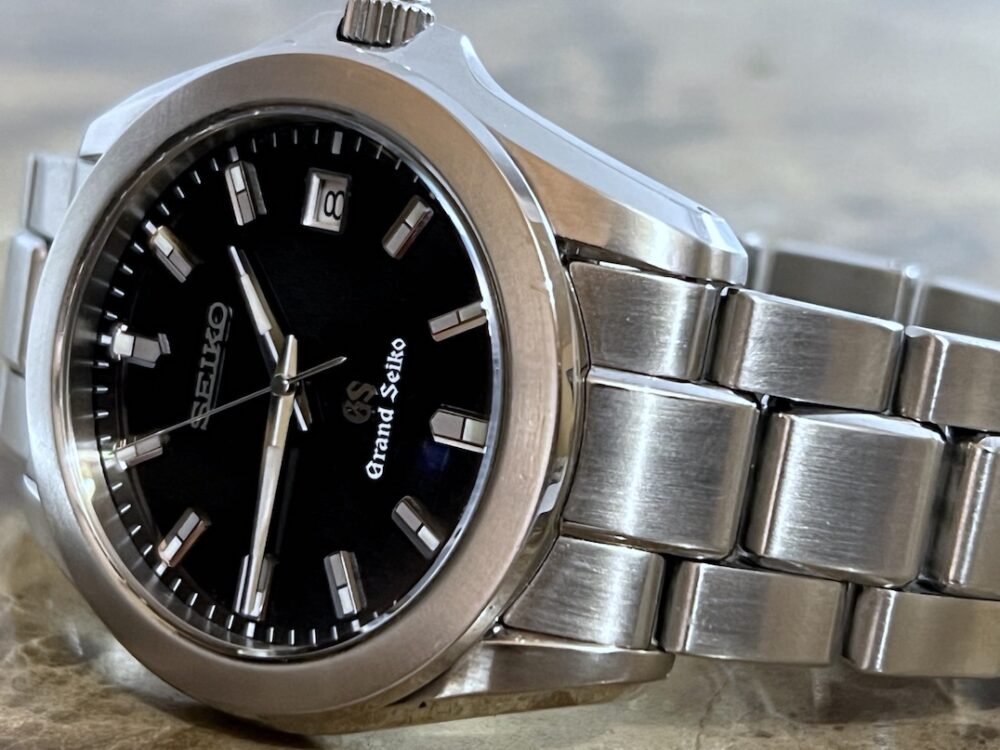 Grand Seiko with Black Tatami Dial 38mm Quartz SBGF021
