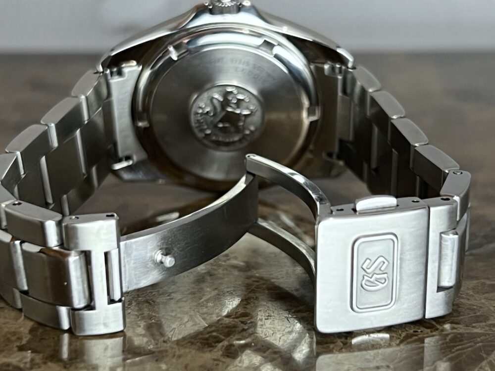 Grand Seiko with Black Tatami Dial 38mm Quartz SBGF021