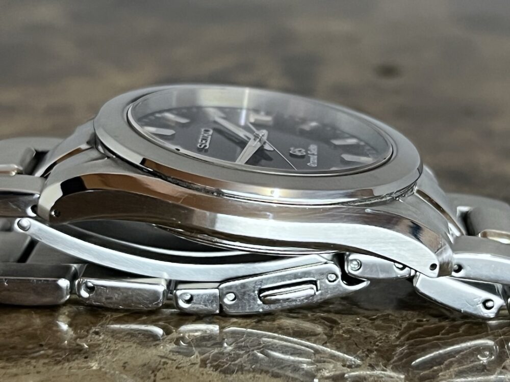 Grand Seiko with Black Tatami Dial 38mm Quartz SBGF021