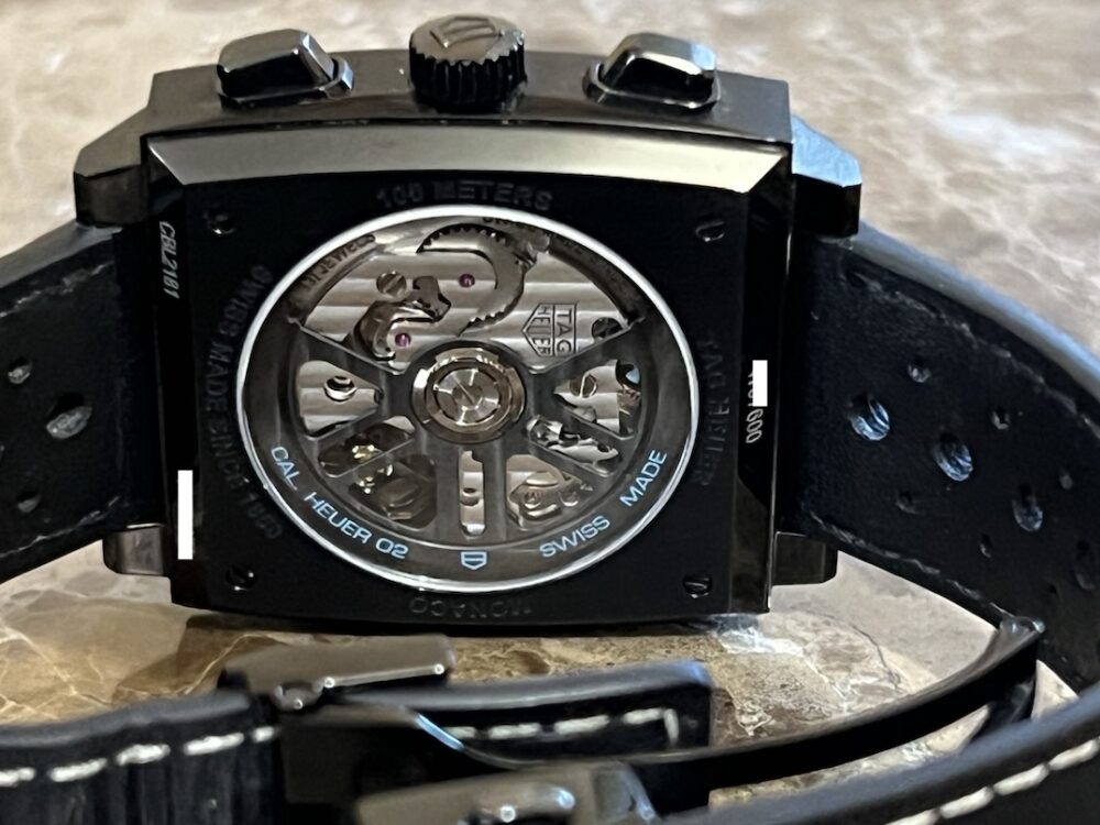 Tag Heuer Monaco NIGHT DRIVER Black Titanium Heuer 2 Movement Limited Edition CBL2181.FC6515 Box Papers Card