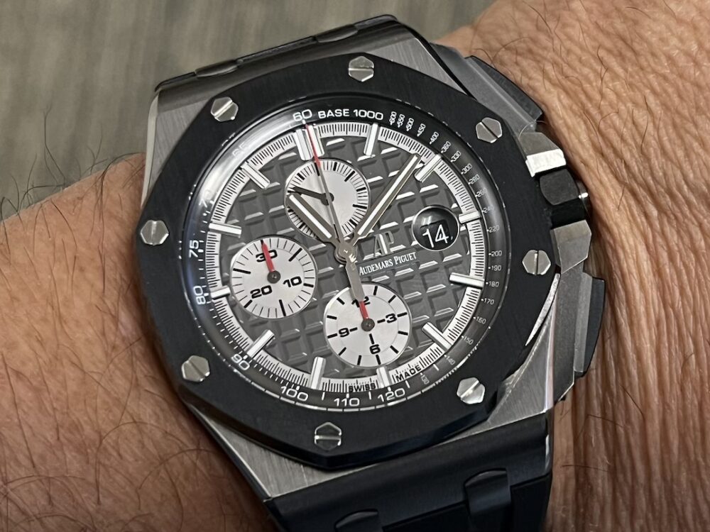 Audemars Piguet Royal Oak Offshore Chronograph 44mm Automatic Titanium 26400IO.OO.A004CA.01 Box Papers MINT