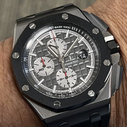 Audemars Piguet Royal Oak Offshore Chronograph 44mm Automatic Titanium 26400IO.OO.A004CA.01 Box Papers MINT