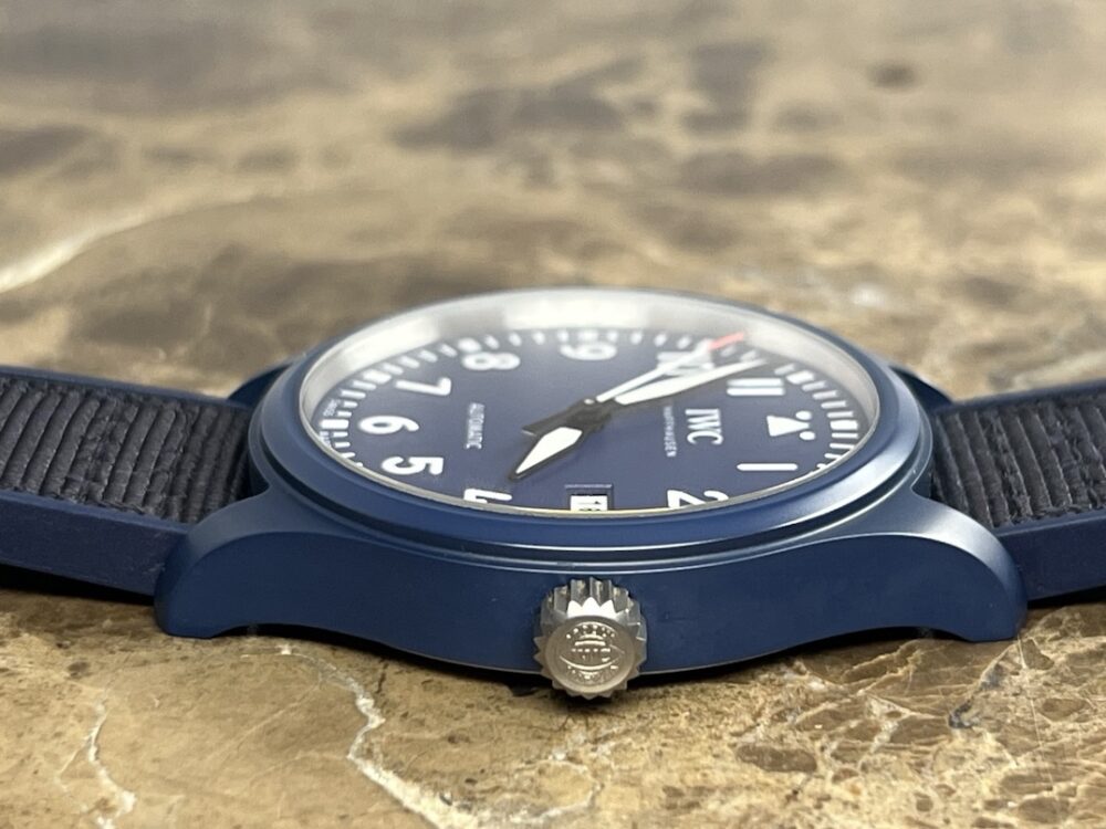 IWC Pilot’s Watch Blue Ceramic 41mm Automatic IW328101 with Box Papers Card Limited to 750 pcs