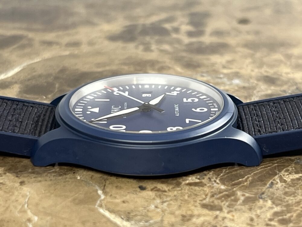 IWC Pilot’s Watch Blue Ceramic 41mm Automatic IW328101 with Box Papers Card Limited to 750 pcs