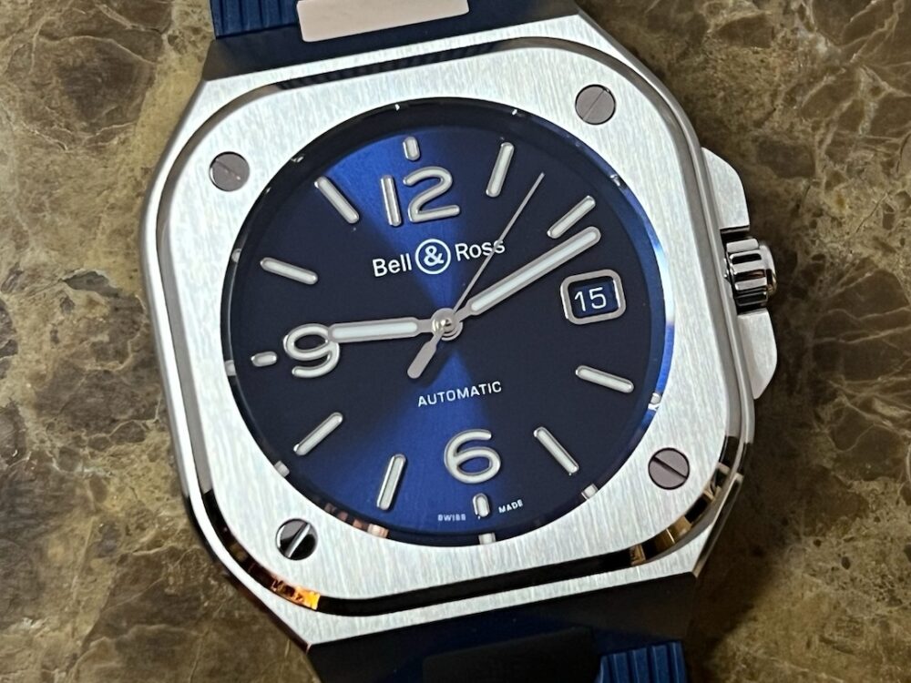 Bell & Ross BR05 Blue Box Papers Card Never Worn BR05A-BLU-ST/SRB