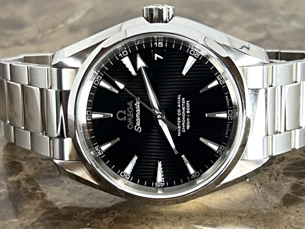 Omega Seamaster Aqua Terra 150M CHRONOMETER 38.5mm Black Dial on Bracelet with Box and Papers Card 231.10.39.21.01.002