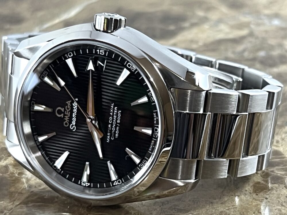 Omega Seamaster Aqua Terra 150M CHRONOMETER 38.5mm Black Dial on Bracelet with Box and Papers Card 231.10.39.21.01.002