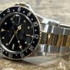 Rolex GMT Master 18k Gold / Steel with Black Nipple Dial and Oyster Bracelet 16753 Vintage