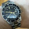 Rolex GMT Master 18k Gold / Steel with Black Nipple Dial and Oyster Bracelet 16753 Vintage