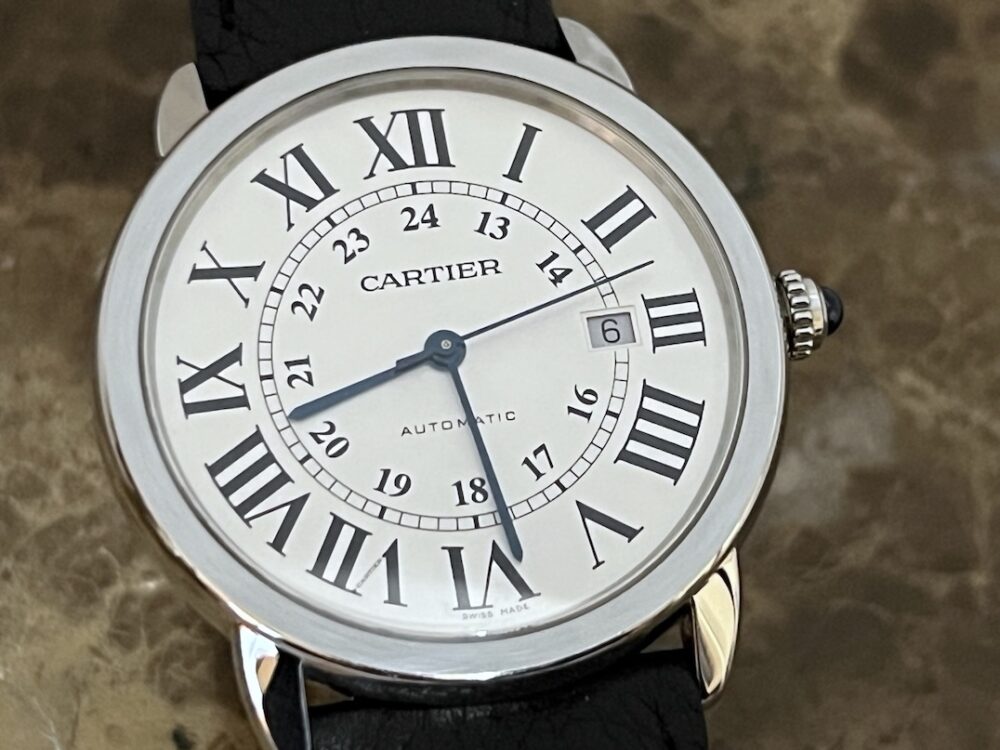 Cartier Ronde Solo de Cartier Automatic 42mm with Deployant Buckle Mens WSRN0022 Box Papers Warranty Card