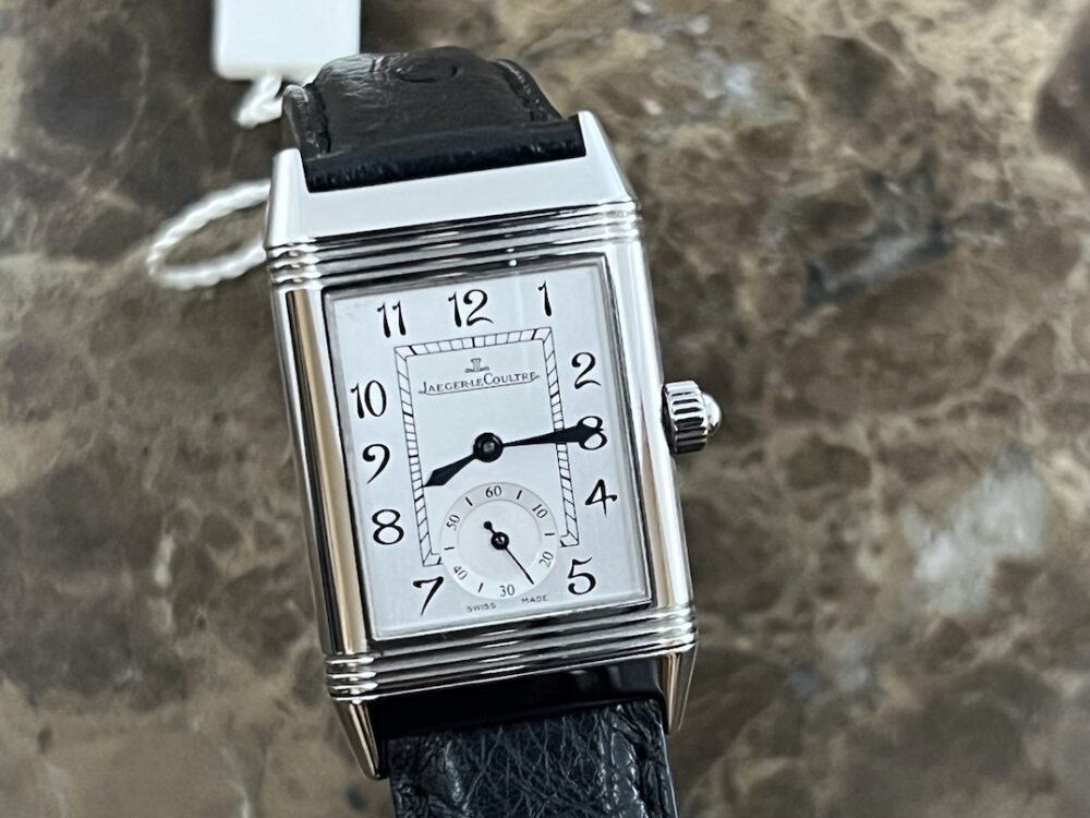 Jaeger LeCoultre Lady Duetto Reverso Manual Wind 256.8.75 with JLC Box and Papers Double Sided