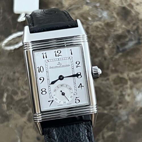 Jaeger LeCoultre Lady Duetto Reverso Manual Wind 256.8.75 with JLC Box and Papers Double Sided