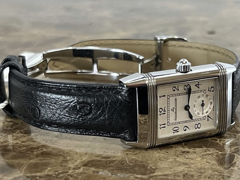 Jaeger LeCoultre Lady Duetto Reverso Manual Wind 256.8.75 with JLC Box and Papers Double Sided
