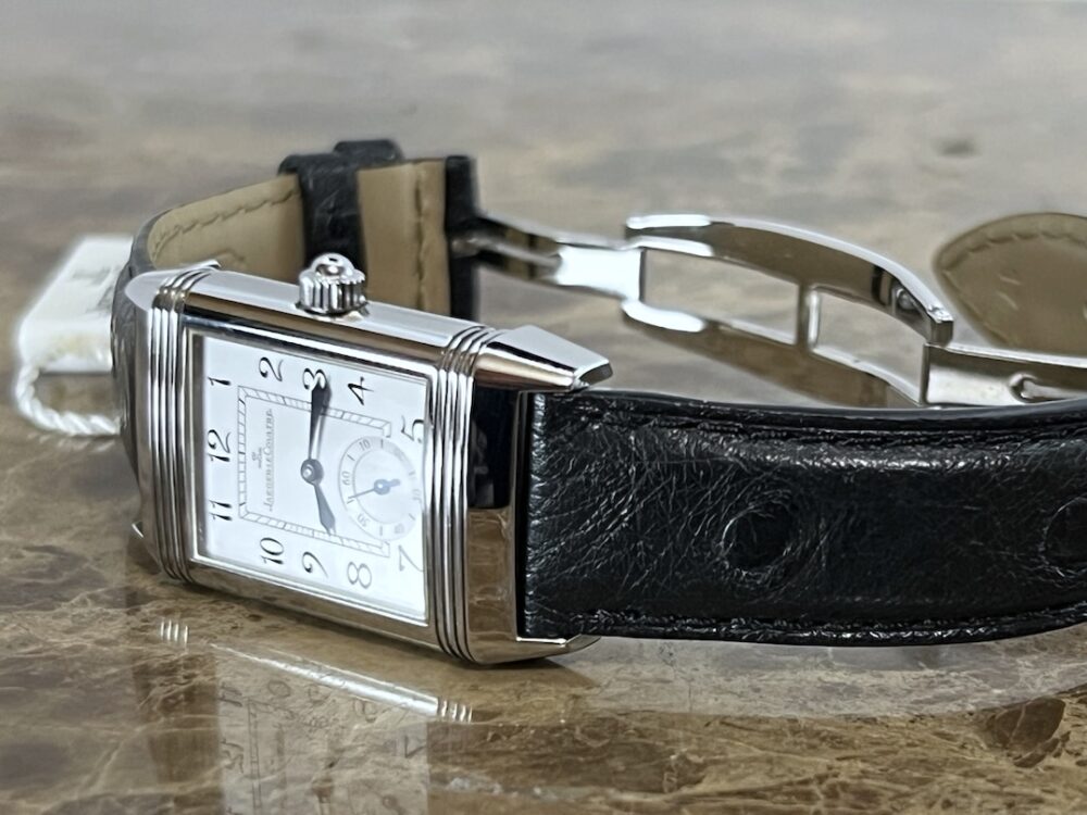 Jaeger LeCoultre Lady Duetto Reverso Manual Wind 256.8.75 with JLC Box and Papers Double Sided