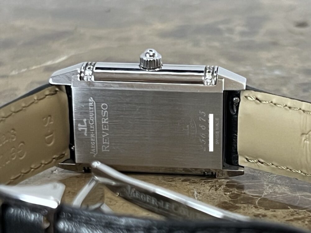 Jaeger LeCoultre Lady Duetto Reverso Manual Wind 256.8.75 with JLC Box and Papers Double Sided