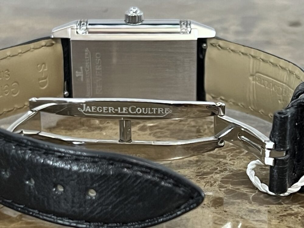 Jaeger LeCoultre Lady Duetto Reverso Manual Wind 256.8.75 with JLC Box and Papers Double Sided