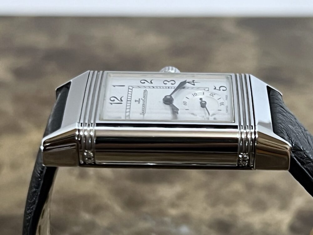 Jaeger LeCoultre Lady Duetto Reverso Manual Wind 256.8.75 with JLC Box and Papers Double Sided