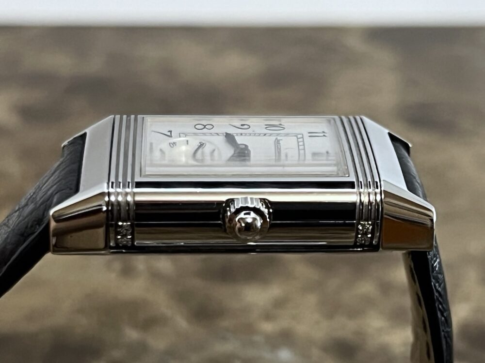 Jaeger LeCoultre Lady Duetto Reverso Manual Wind 256.8.75 with JLC Box and Papers Double Sided