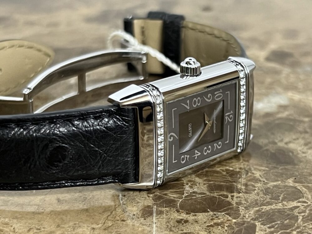 Jaeger LeCoultre Lady Duetto Reverso Manual Wind 256.8.75 with JLC Box and Papers Double Sided
