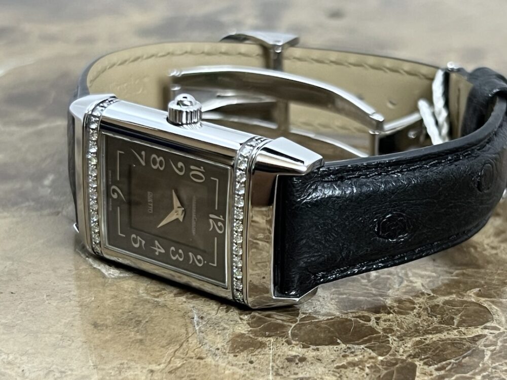 Jaeger LeCoultre Lady Duetto Reverso Manual Wind 256.8.75 with JLC Box and Papers Double Sided