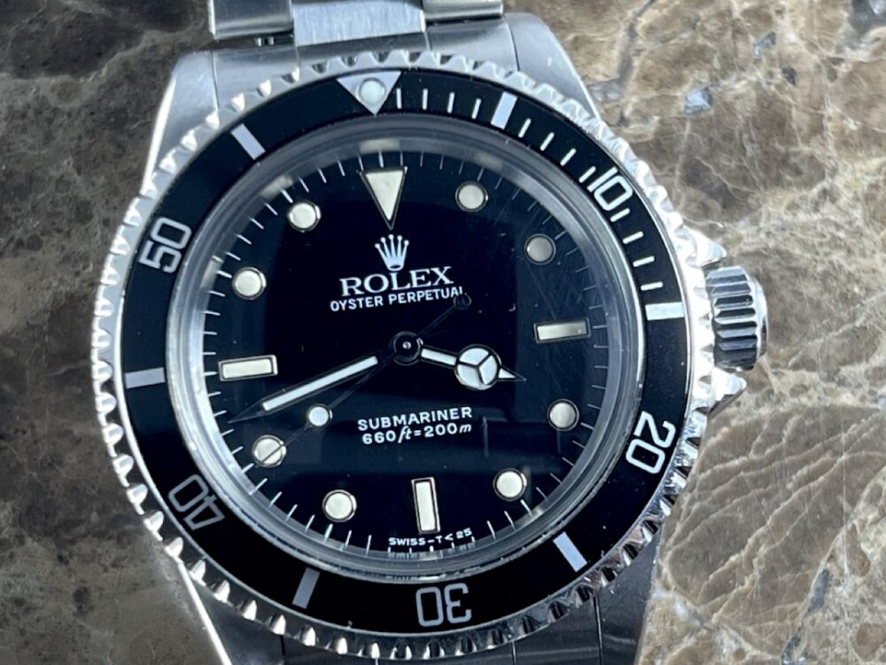Rolex Submariner 5513 Vintage No Date with Box and Papers