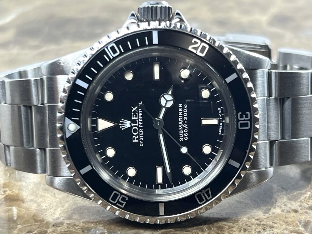 Rolex Submariner 5513 Vintage No Date with Box and Papers