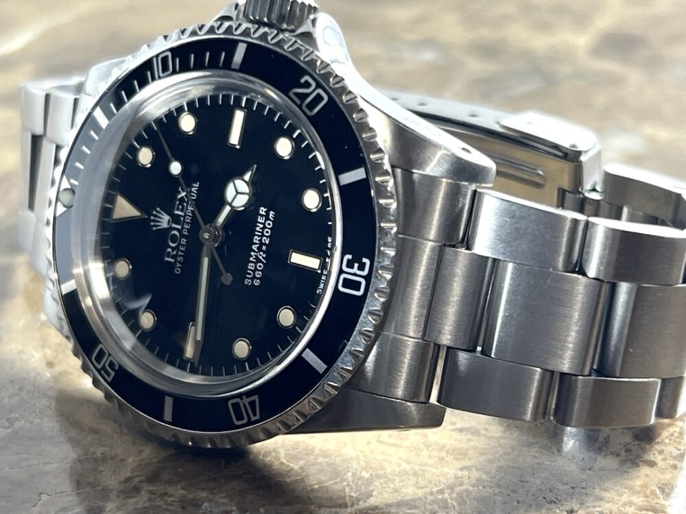 Rolex Submariner 5513 Vintage No Date with Box and Papers