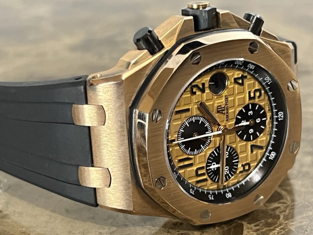 Audemars Piguet Royal Oak Offshore Chronograph 18k Rose Gold 42mm Automatic Box Papers 26470OR.OO.A002CR.01