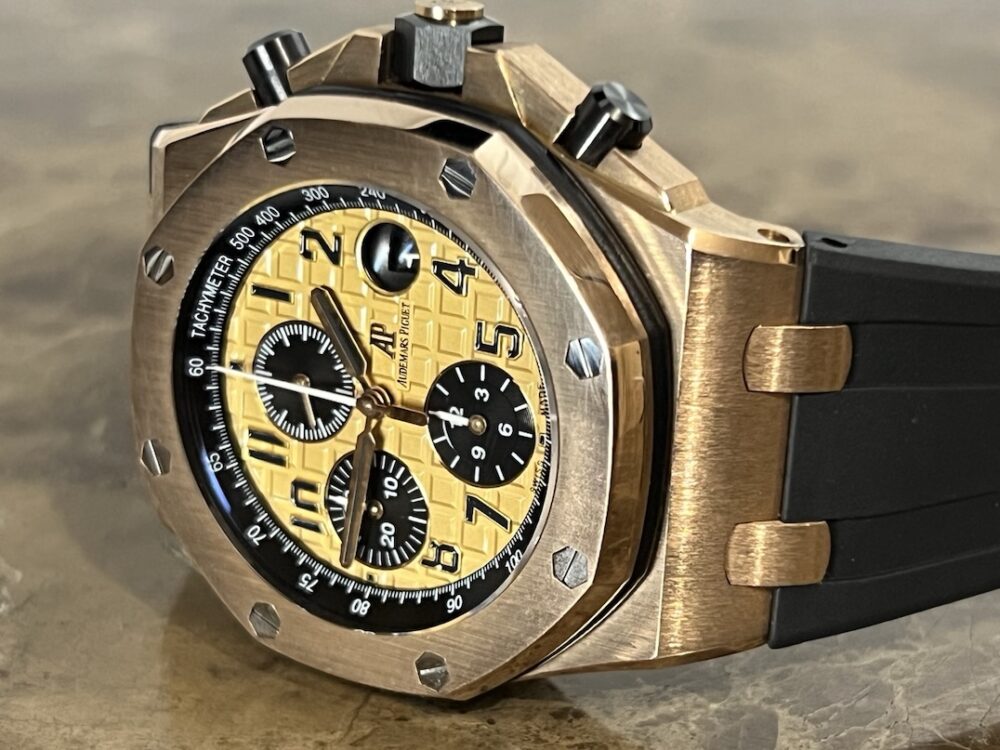 Audemars Piguet Royal Oak Offshore Chronograph 18k Rose Gold 42mm Automatic Box Papers 26470OR.OO.A002CR.01
