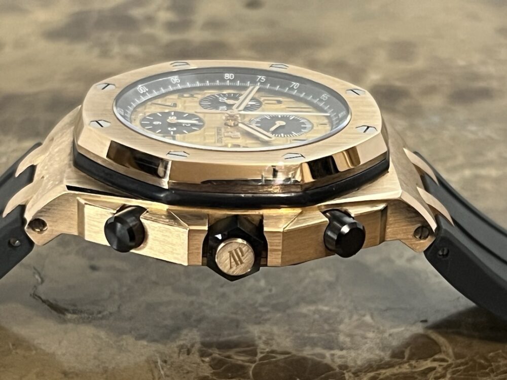 Audemars Piguet Royal Oak Offshore Chronograph 18k Rose Gold 42mm Automatic Box Papers 26470OR.OO.A002CR.01