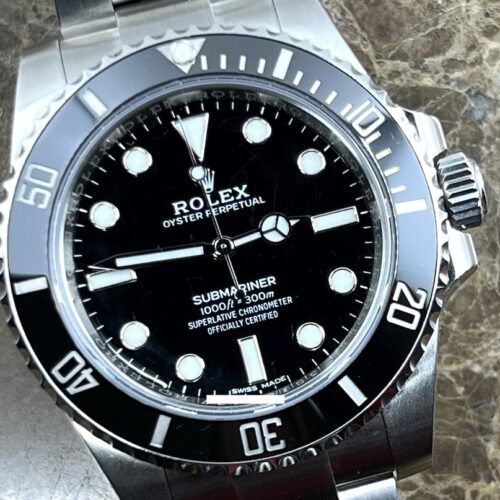 Rolex Submariner No Date Ceramic Bezel Easy Glide Bracelet Automatic 40mm Box Papers Year 2020