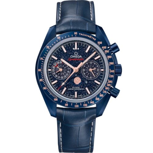 OMEGA BLUE SIDE OF THE MOON BUE Ceramic / Gold Accents 44.25mm Box Papers Cards 304.93.44.52.03.002