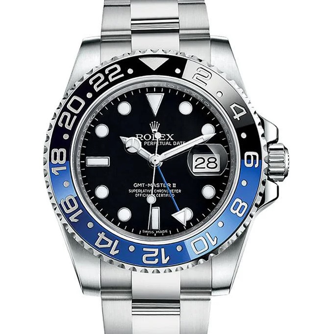 Rolex GMT Master 2 Black Blue 40mm Automatic BATMAN with Box Papers Warranty Card 116710BLNR