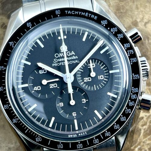 Omega Speedmaster Professional 42mm Manual Wind Hesalite Big Anniversary box and papers Speedy 311.30.42.30.01.005