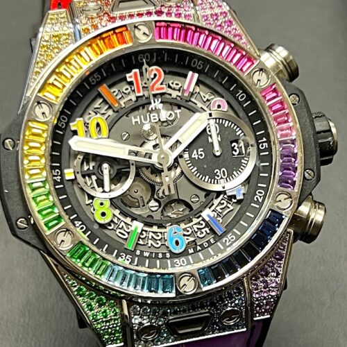 Hublot Big Bang Unico Titanium Rainbow 44mm Automatic Box 421.NX.1117.LR.0999