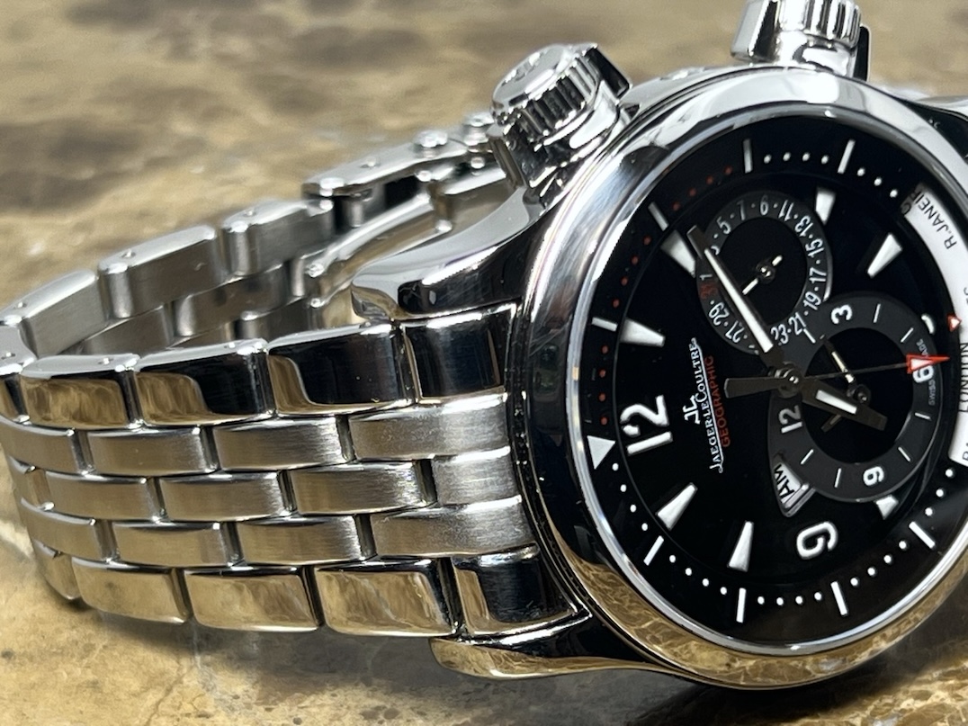 Jaeger LeCoultre Master Compressor Geographic 41.5mm Automatic 2 Time Zone Box Papers Q1718170