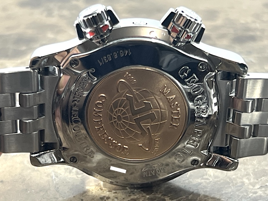 Jaeger LeCoultre Master Compressor Geographic 41.5mm Automatic 2 Time Zone Box Papers Q1718170