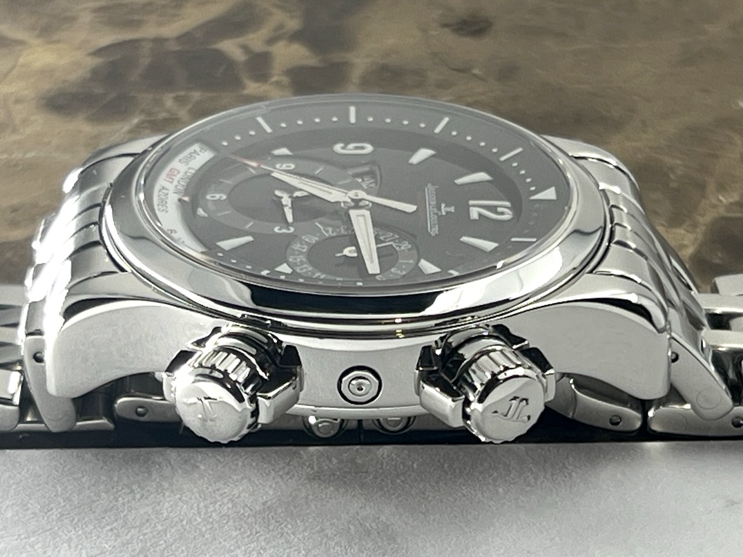 Jaeger LeCoultre Master Compressor Geographic 41.5mm Automatic 2 Time Zone Box Papers Q1718170