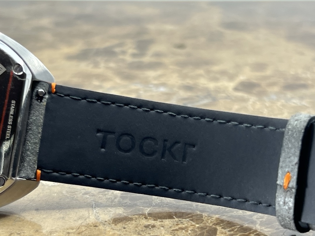 Tockr Skytrain 42mm Automatic Black Dial with Orange / Yellow Accents Box Card C47C