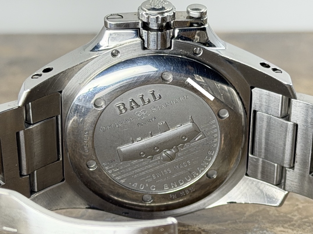 BALL Hydrocarbon GMT 40mm Automatic White Dial with 3h Glass Tubes DG1016A-SJ-WH