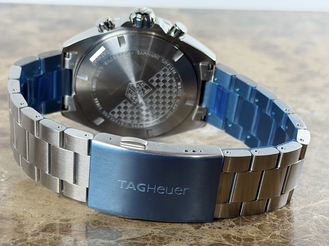 TAG Heuer Formula 1 Chronograph Black Dial Yellow Accents 43mm Quartz Box Papers model CAZ101AC.BA0842