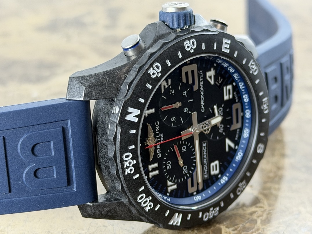 BREITLING Endurance Pro 44mm Dark Blue Rubber Strap SuperQuartz with Box X82310 or X82310D51B1S1