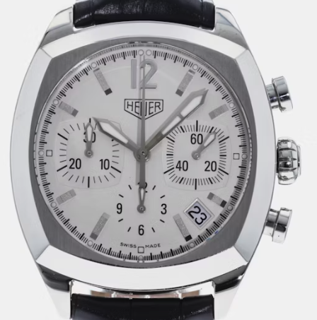 TAG Heuer Monza Re-Edition 38mm Automatic Silver Dial Chronograph CR2111