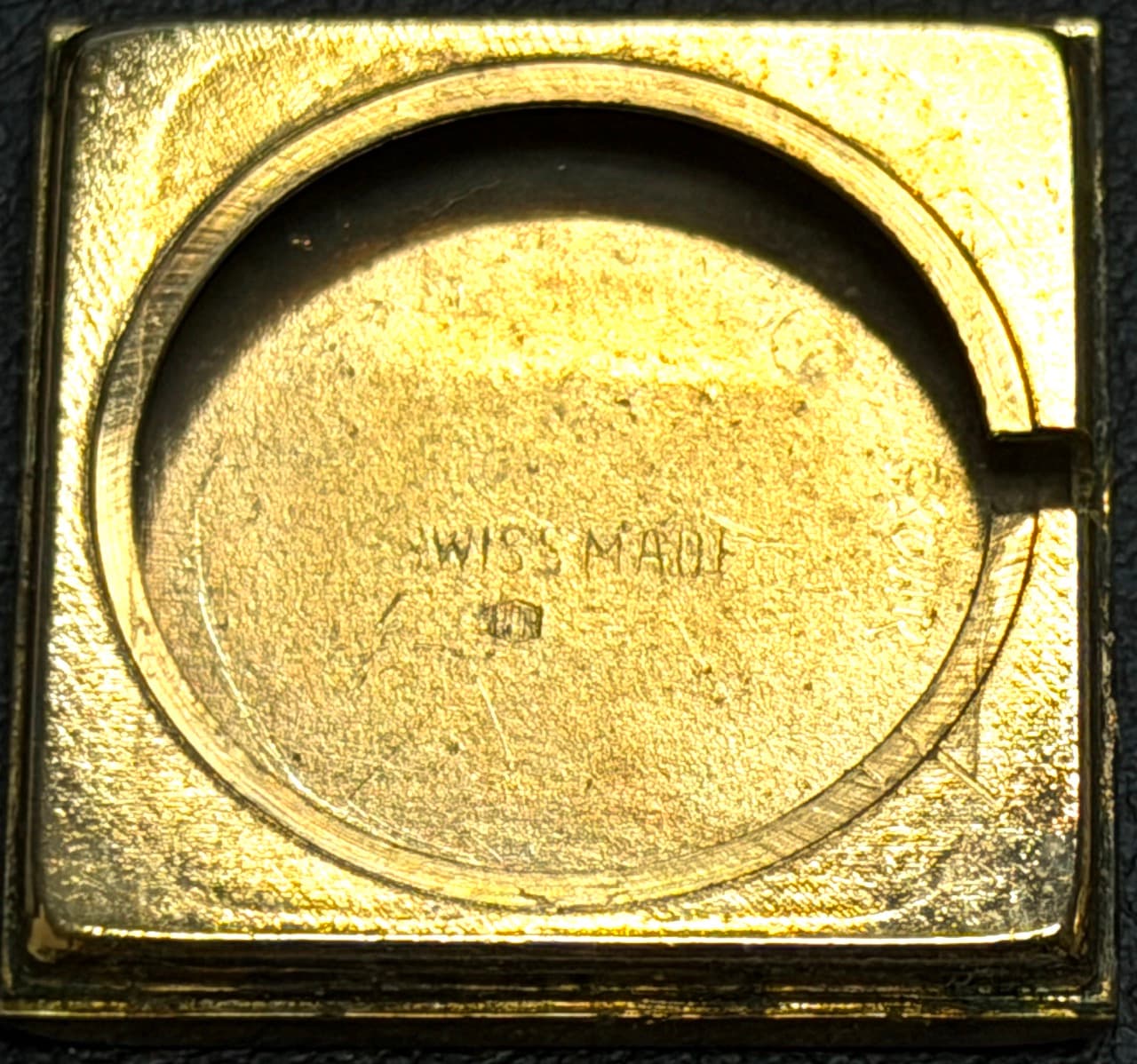 CARTIER Tank 18k Gold Electroplated Vintage Lady's Mechanical Wind 5512105