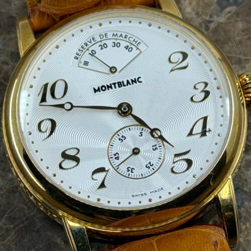 Montblanc Solid 18k Gold with Power Reserve Indicator