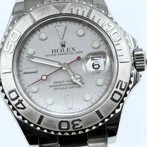Rolex Yachtmaster Platinum & Steel Men’s 40mm Automatic 16622
